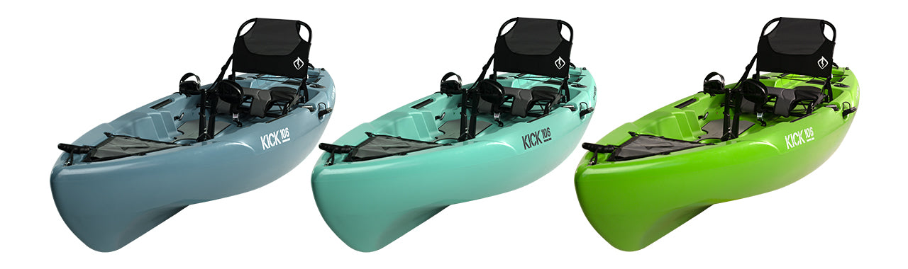 Bundle 126 Lightning Strike HD Pedal Drive Fishing Kayak, Vest