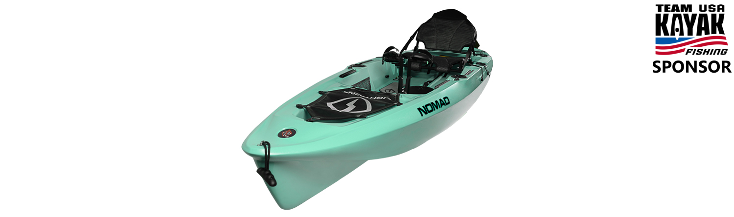 Nomad Pedal Drive Kayak Seafoam - Lightning Kayaks Nomad Pedal Drive Kayak Seafoam - Lightning Kayaks