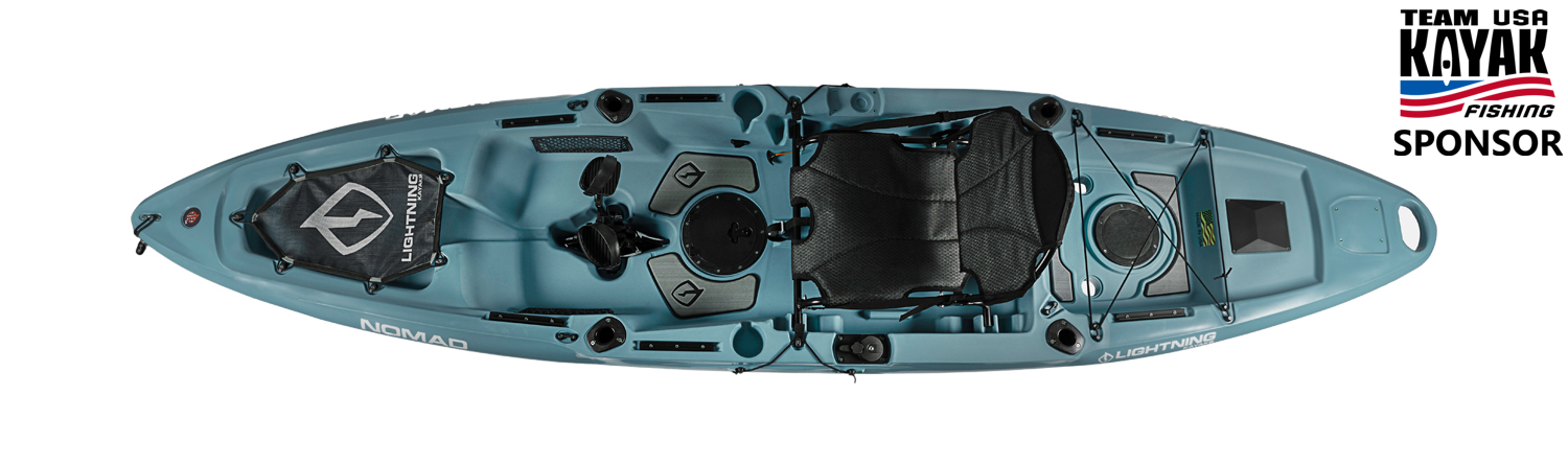 Nomad Pedal Drive Kayak Slate - Lightning Kayaks